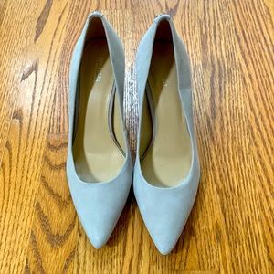 MICHAEL KORS Flex Mid Pump Suede khaki color